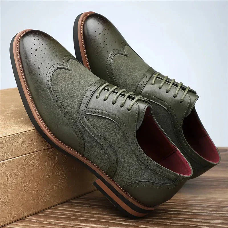 BAIRSTOW – TWO TONE OXFORD SHOES