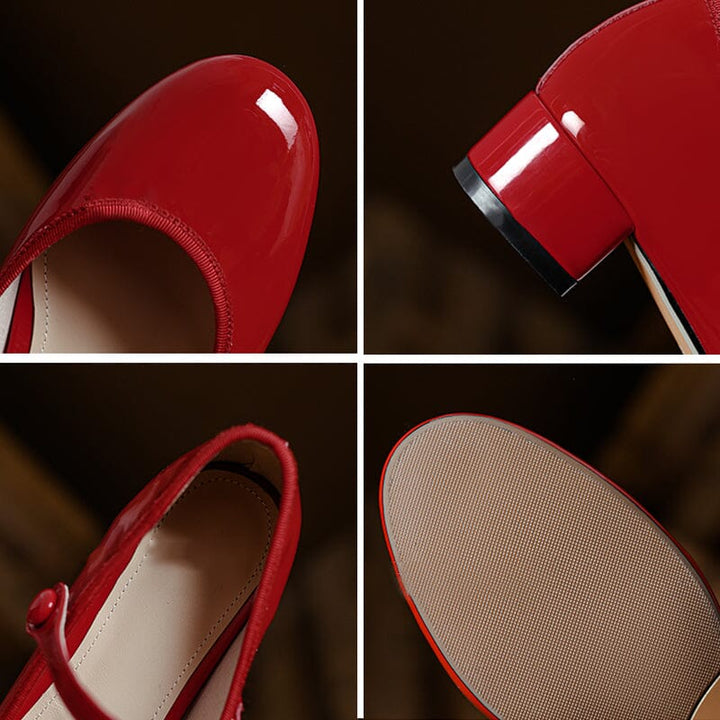 Livy Leather Mary Janes
