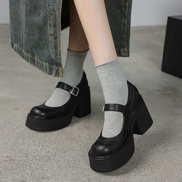 Pela Leather Pumps