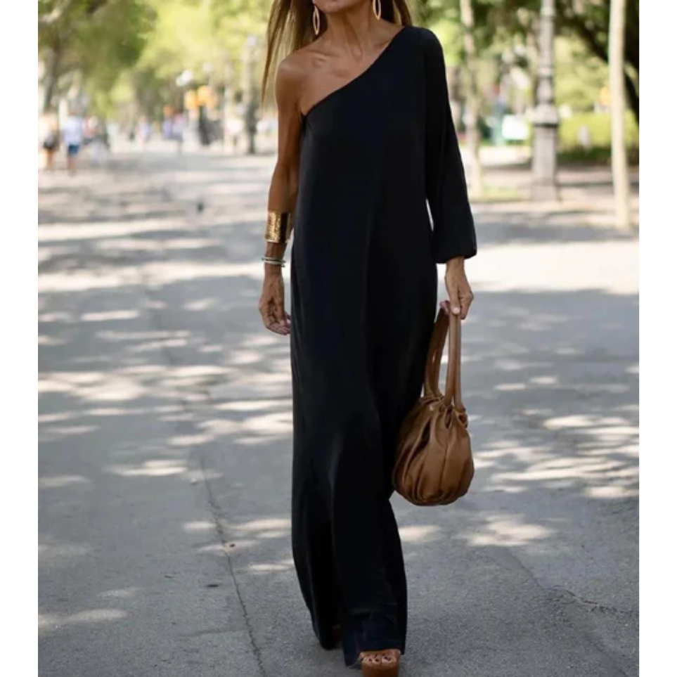 Zoe - Elegant and Lightweight One-Shoulder Dress
