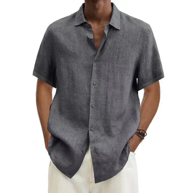 Adriaan | Linen Button Down Shirt for Men