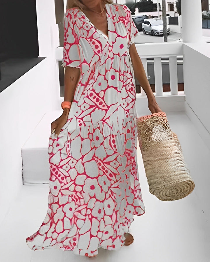 ZIRETHIA – BREEZY FLORAL DAY DRESS