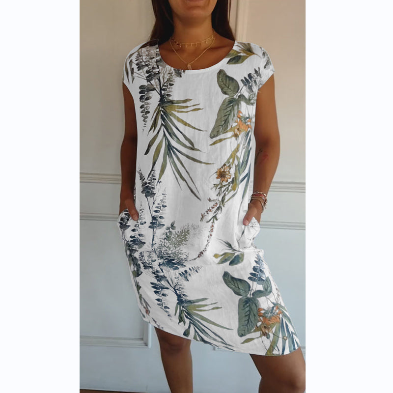 Abigail - Dress with round neck