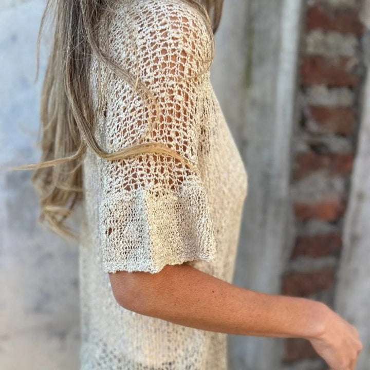 ELLISON – AIRY TEXTURED MILTON KNITTED SHIRT