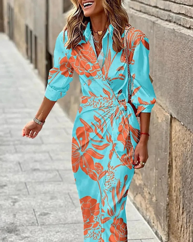 Pax – Printed Mid Length Dress